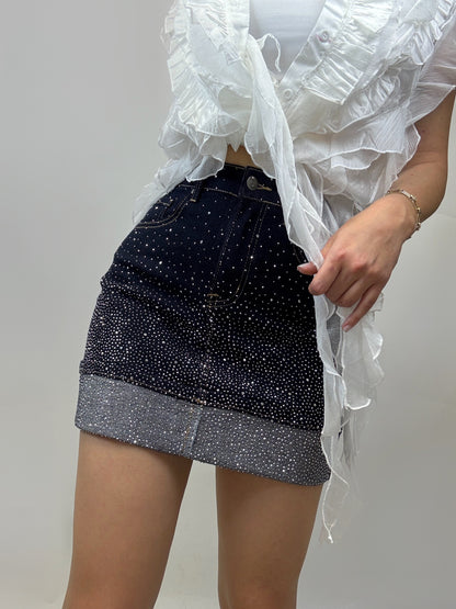 Fusta Denim Glow