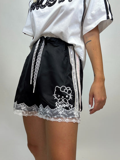 Pantaloni Scurti Negri Mesh