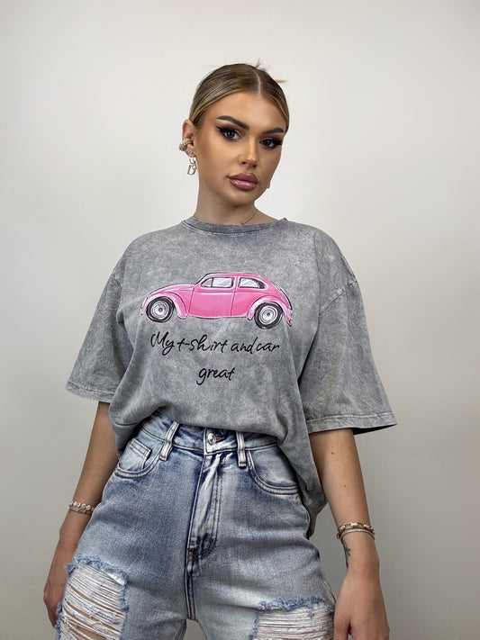 Tricou Gray Car