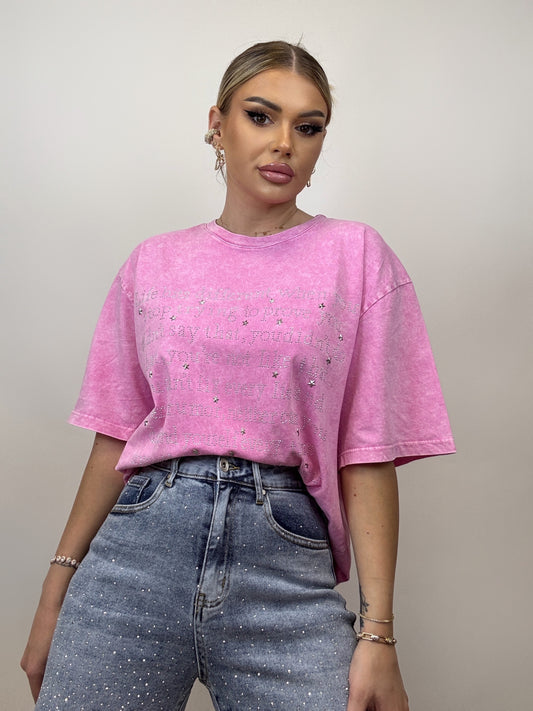 Tricou Roz Rae