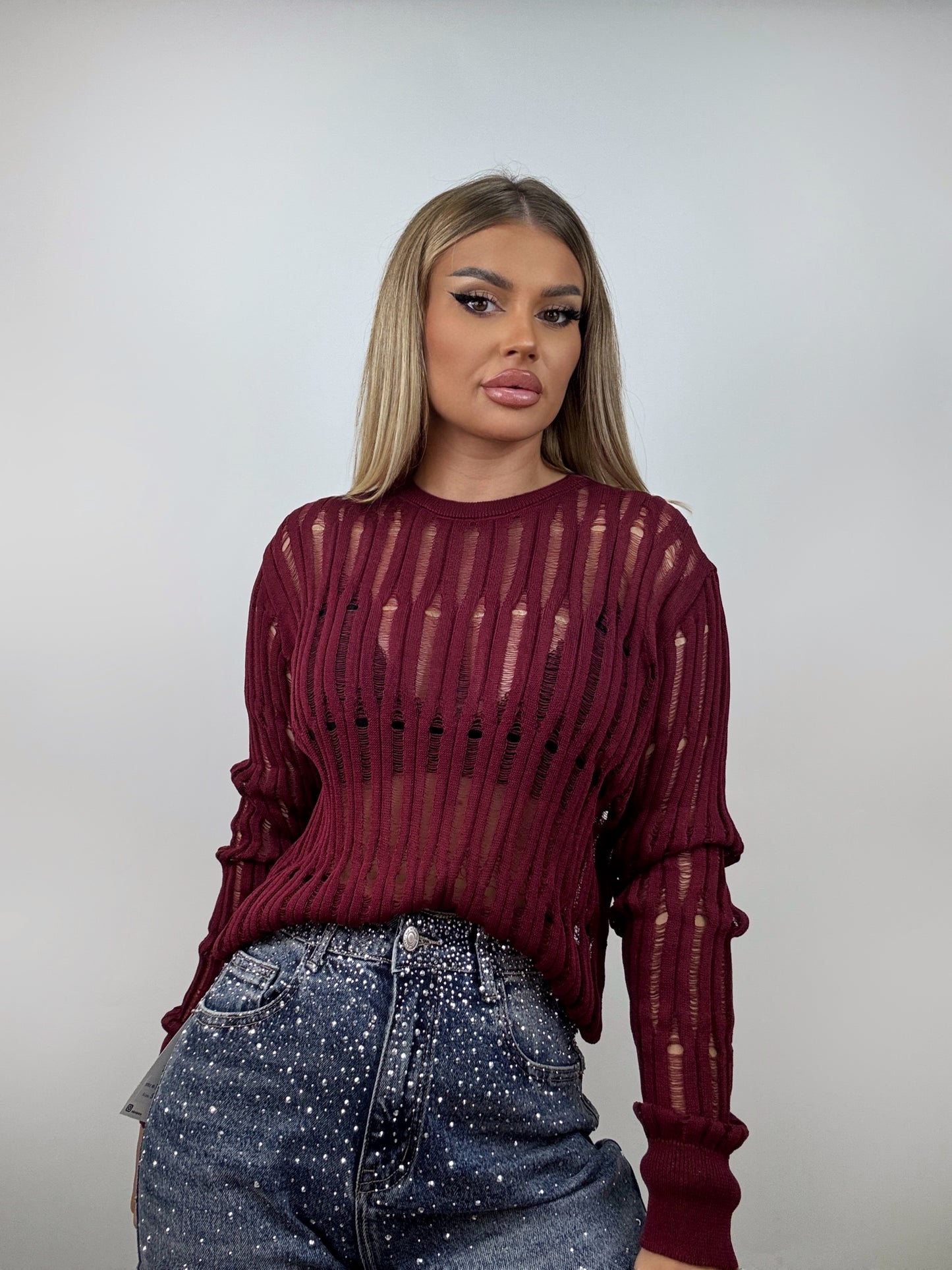 Bluza Burgundy Lalla