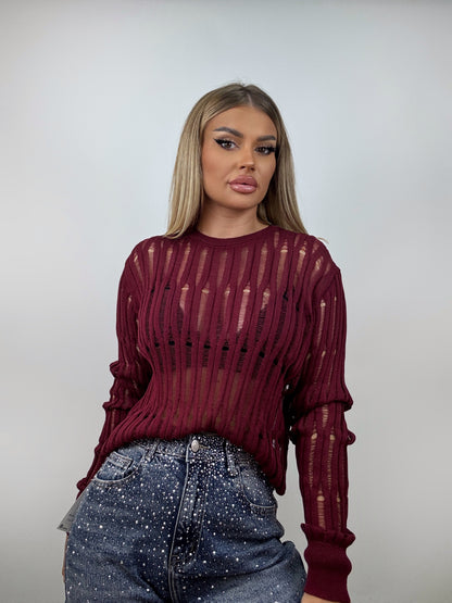 Bluza Burgundy Lalla