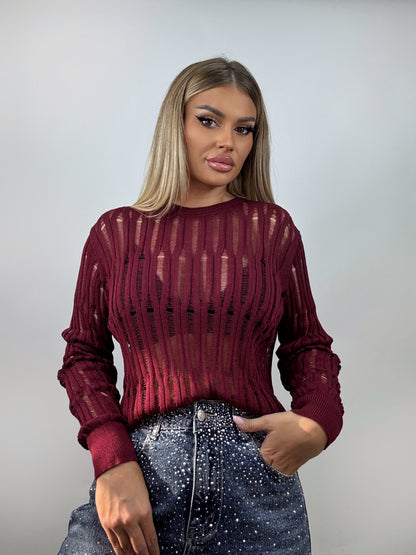 Bluza Burgundy Lalla