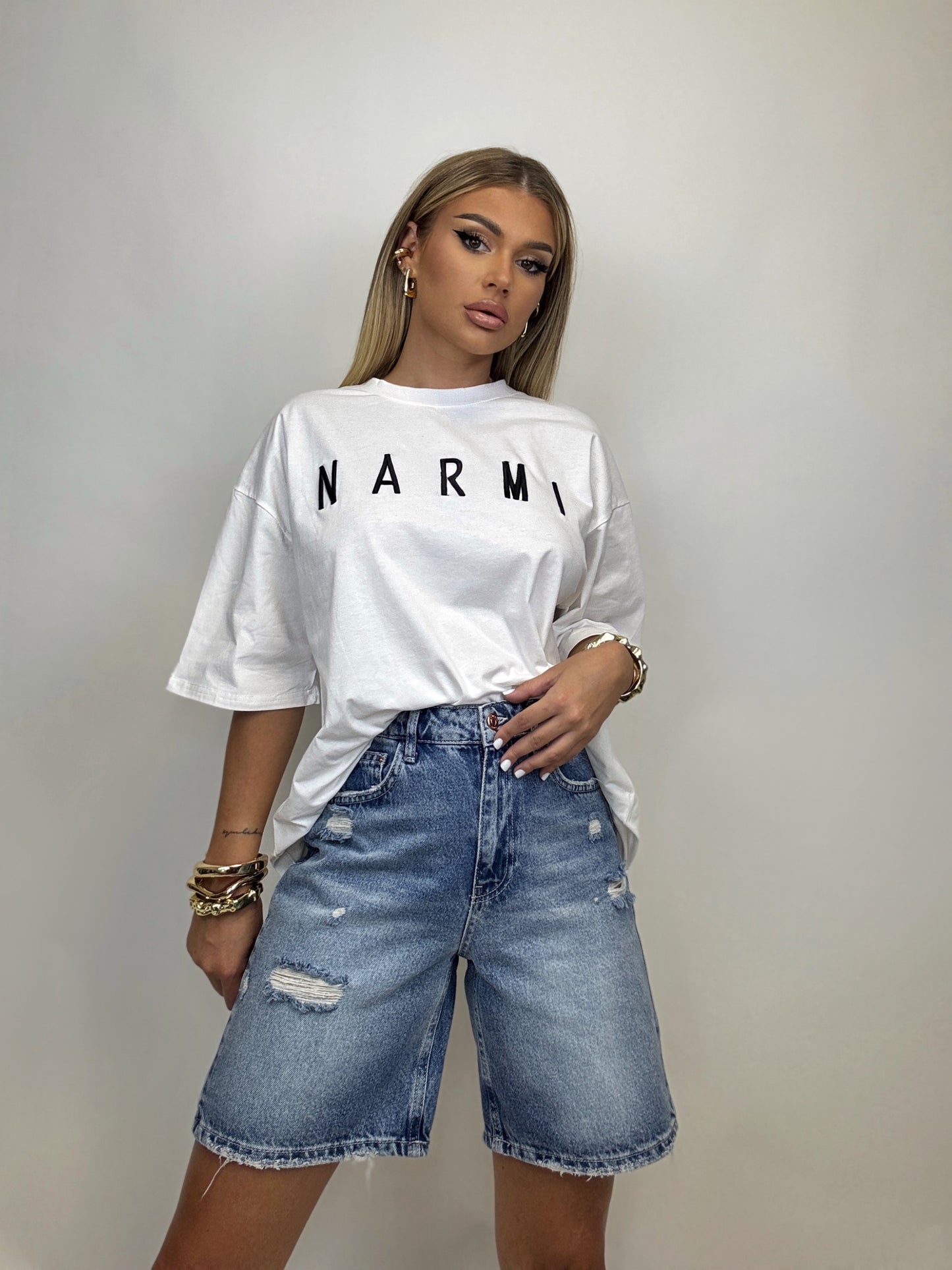 Tricou Alb Narmi