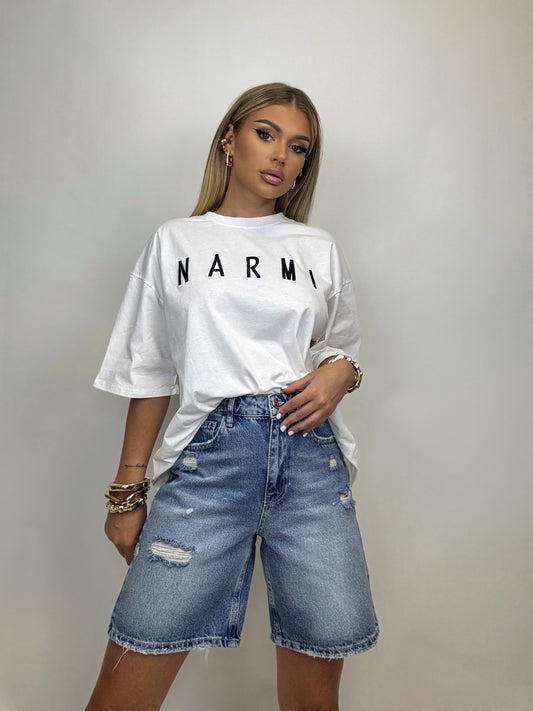 Tricou Alb Narmi