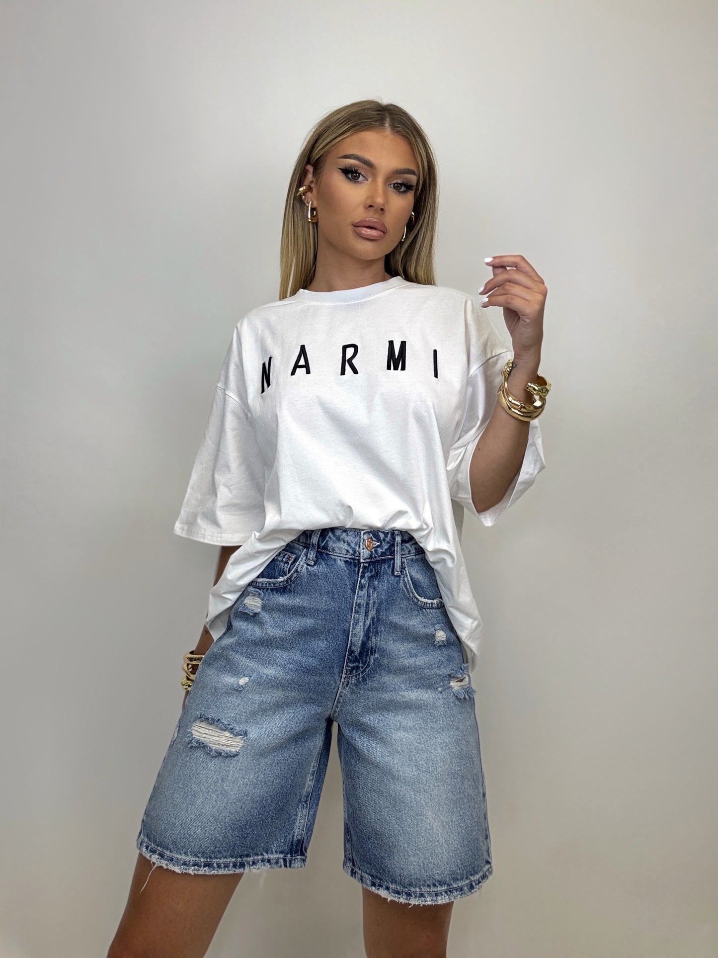 Tricou Alb Narmi