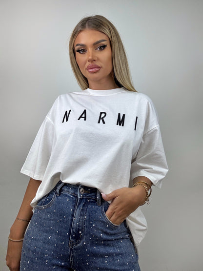 Tricou Alb Narmi