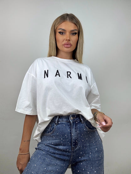 Tricou Alb Narmi