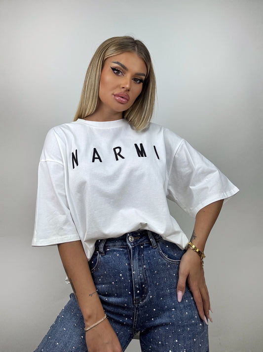 Tricou Alb Narmi