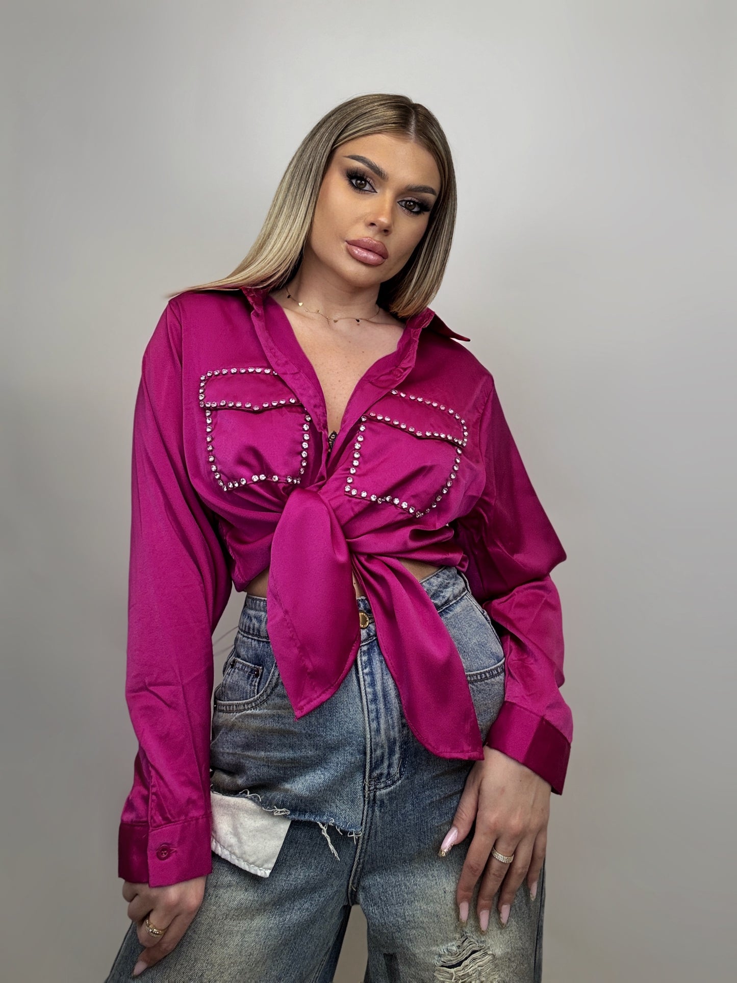 Camasa Electric Pink