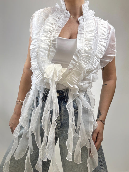 Camasa Alba Romance