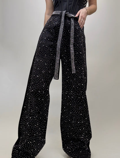 Blugi Black Strass