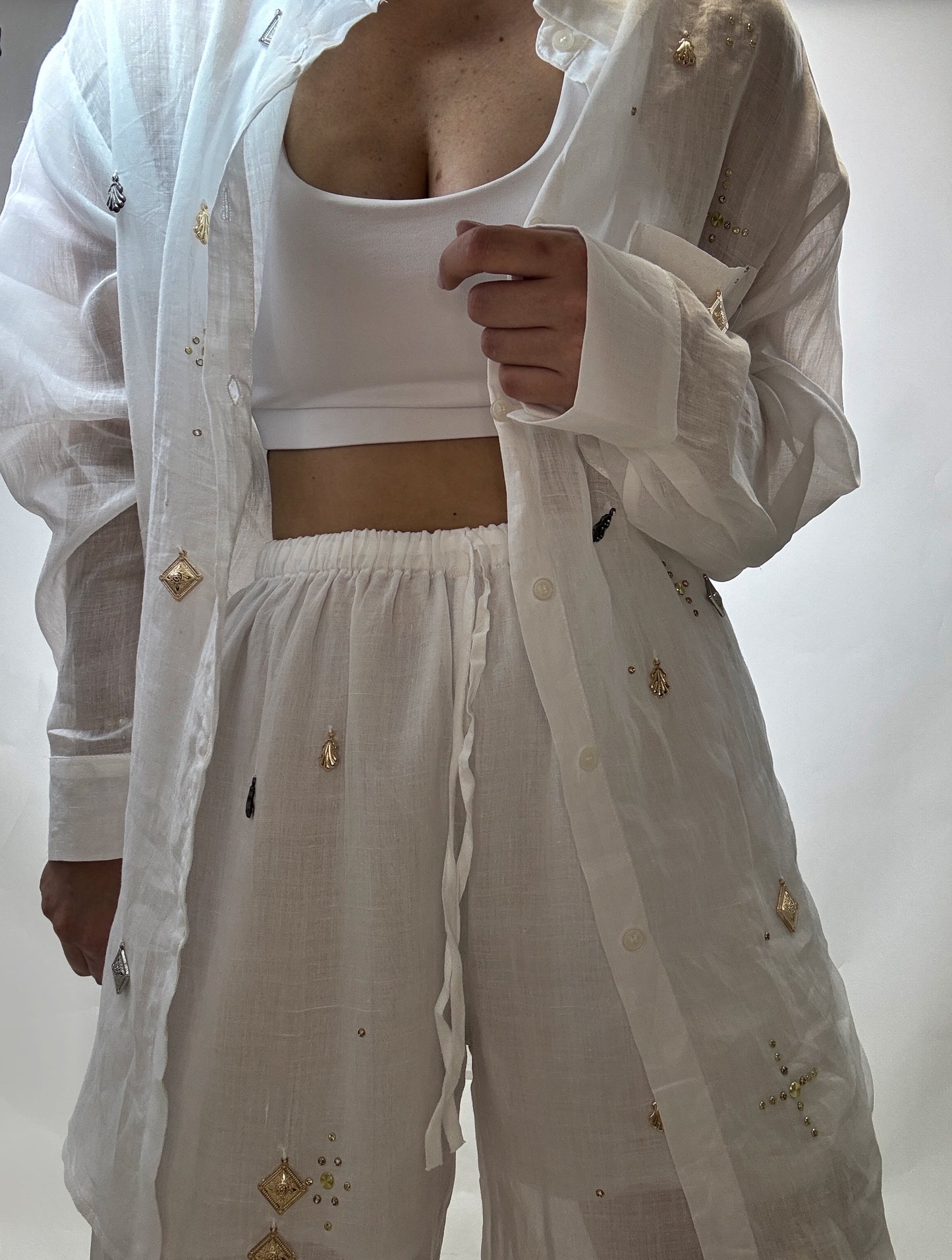 Pantalon Alb Alix